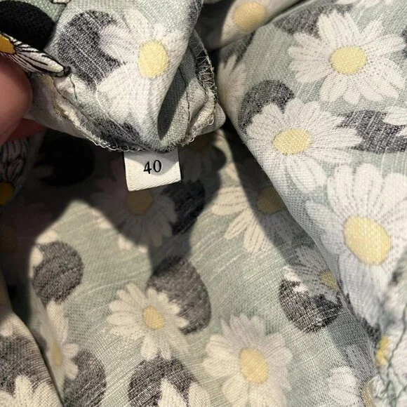 SANDRO NWOT FLORAL POLKA DOT DRESS - Picture 14 of 14